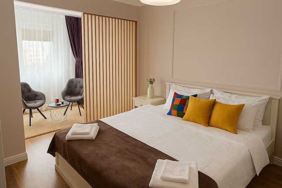 Apartament Mid Velvet – Parcare privată – Check-in independent